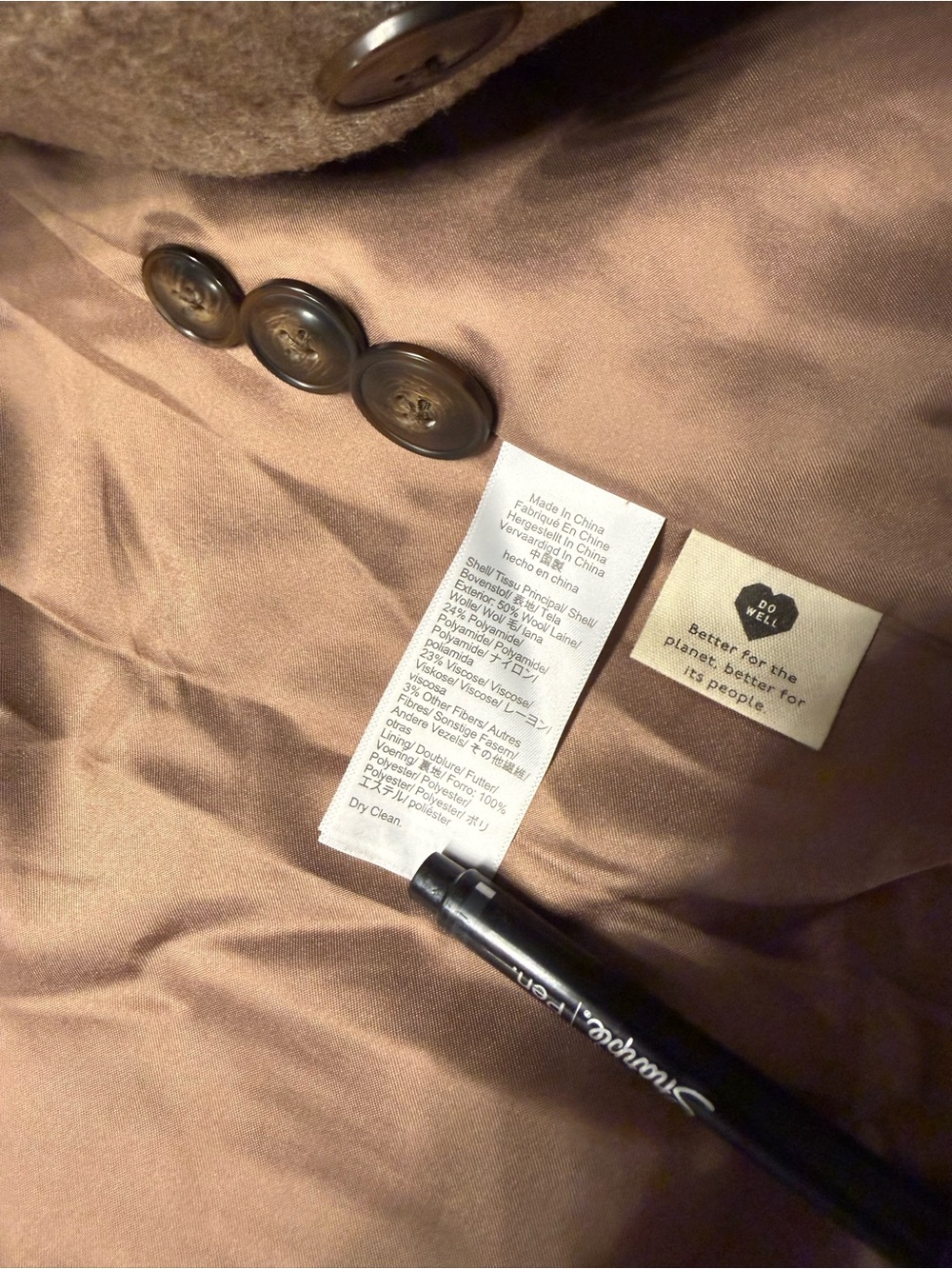 Madewell Relaxed Belrose Coat in Camel - Picture 10 of 12